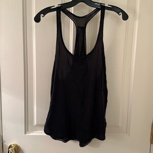 lululemon baggy black tank top